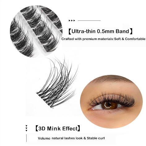DIY Mega Volume Eyelash Extensions Pingdu Sparkling Eyelash®-rekin