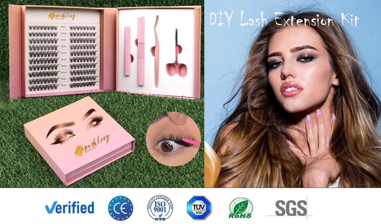 Lortu Itxura Perfektua DIY Lash Cluster Kit-arekin fabrikako prezioan