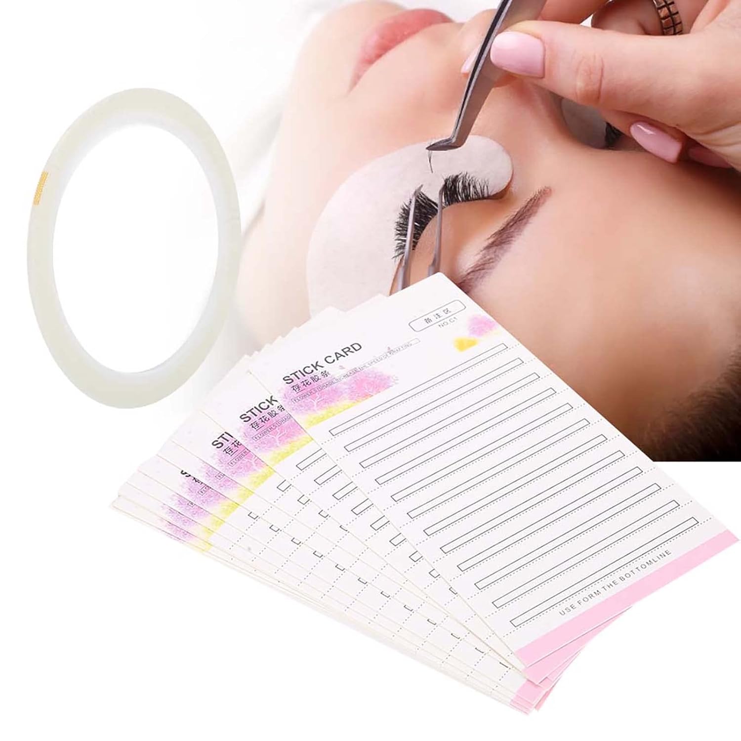 False Eyelash Fans Paper Txartela - Lash Extension biltegiratzeko azken irtenbidea