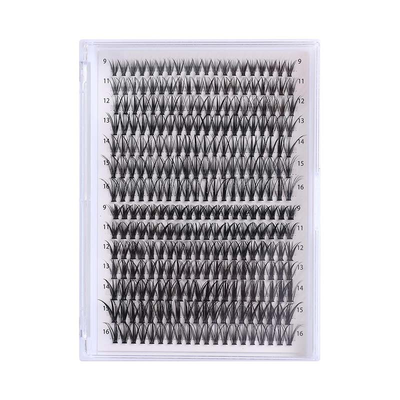 30D 40D 9-18mm Cluster Lashes Erretilu mistoa