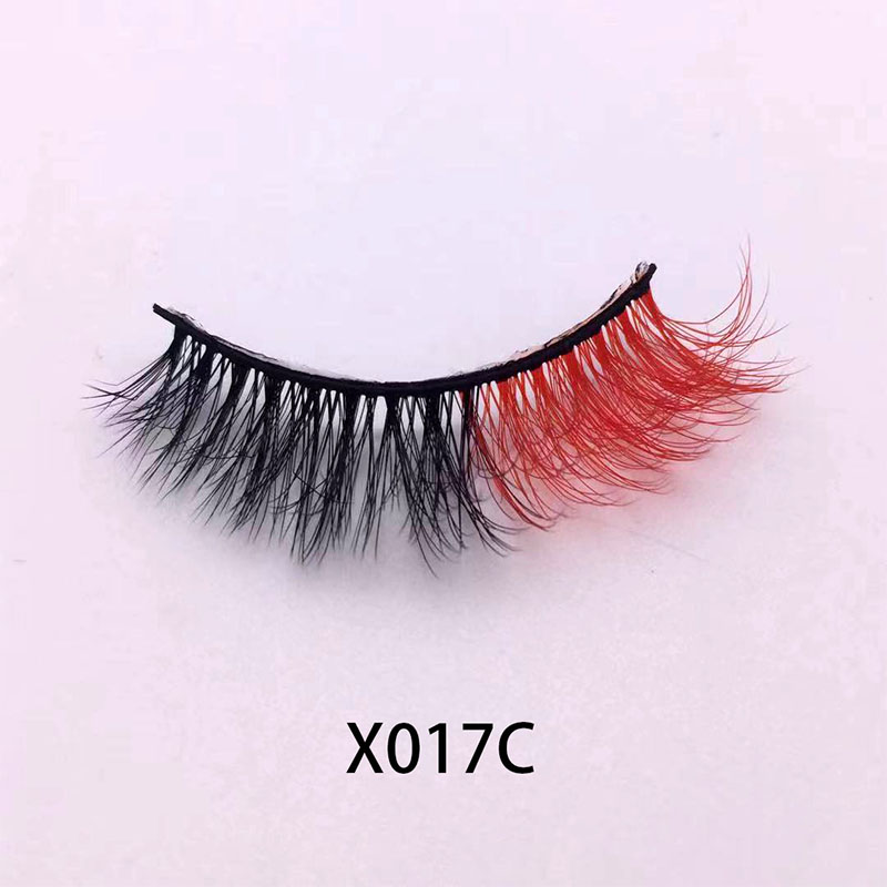 Koloretako faux bisoak 3D giltza betile faltsuak kizkur