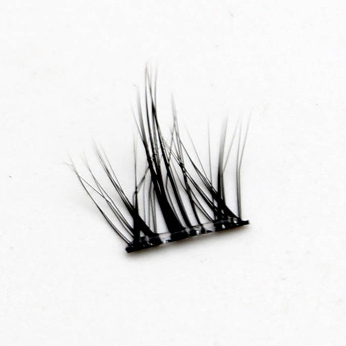D Curl Fluffy Eyelash Clusters Aurrez itsatsitako Cluster Lashes