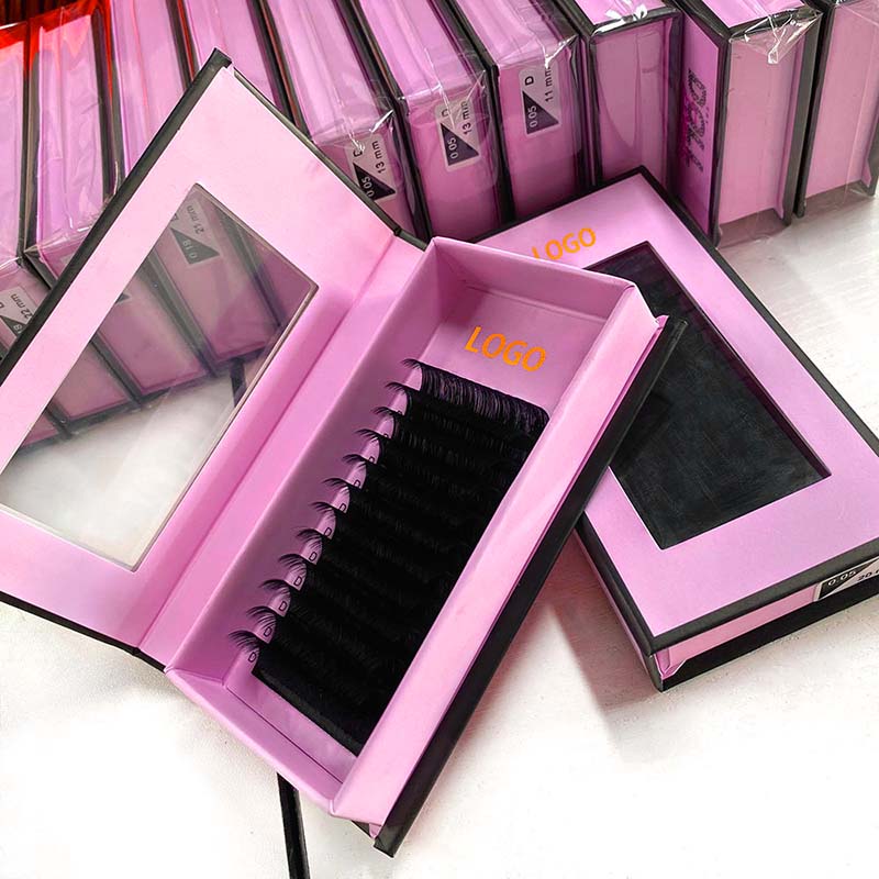 Matte Black Faux Mink Lash Luzapen klasikoa