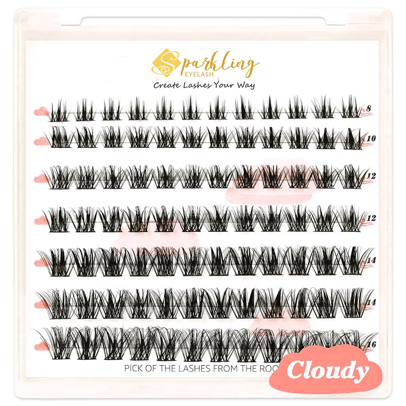 Itxura naturala DIY Lash Extension Lashes Clusters
