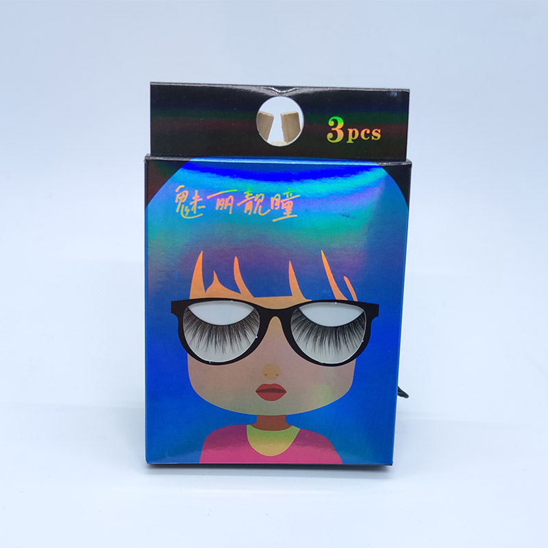 Itxura naturala Wispy Lashes 3D Eyelashes 3 pakete anitzeko kotoizko banda leuna
